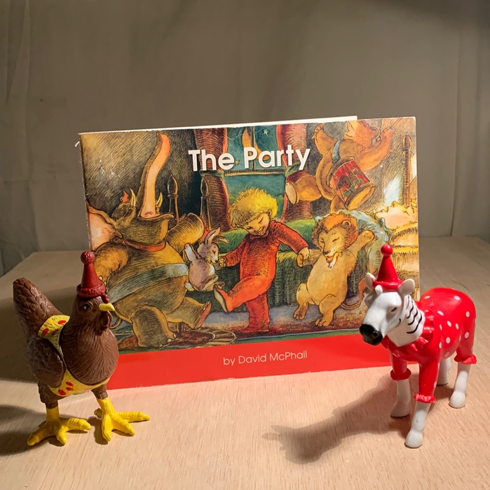 2009 Hooked on Phonics “The Party” Book (Paperback), party rooster & zebra used